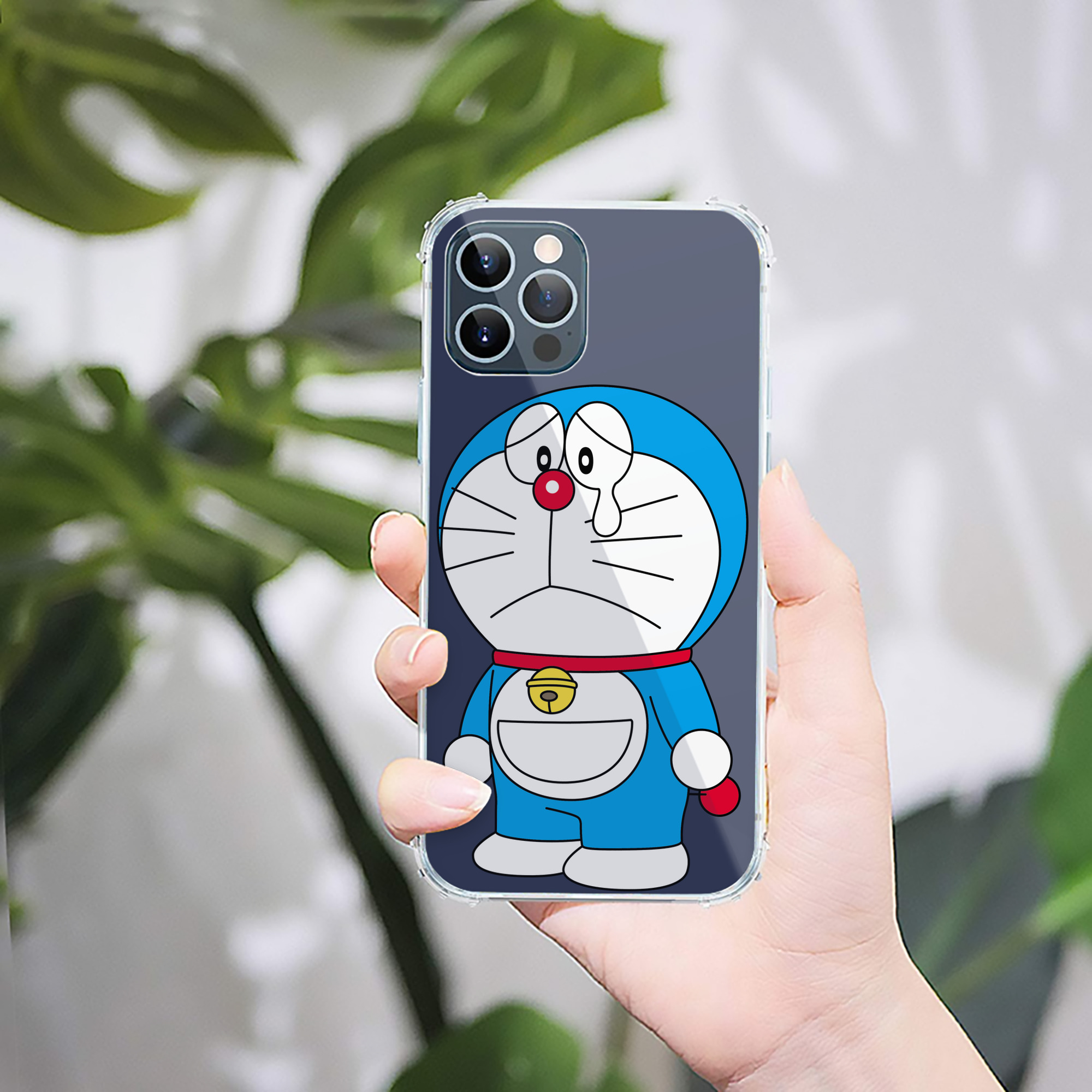 （画像用） ドラえもん Doraemon 【iPhone 12シリーズ対応】透明スマホケース（クリアソフトケース）